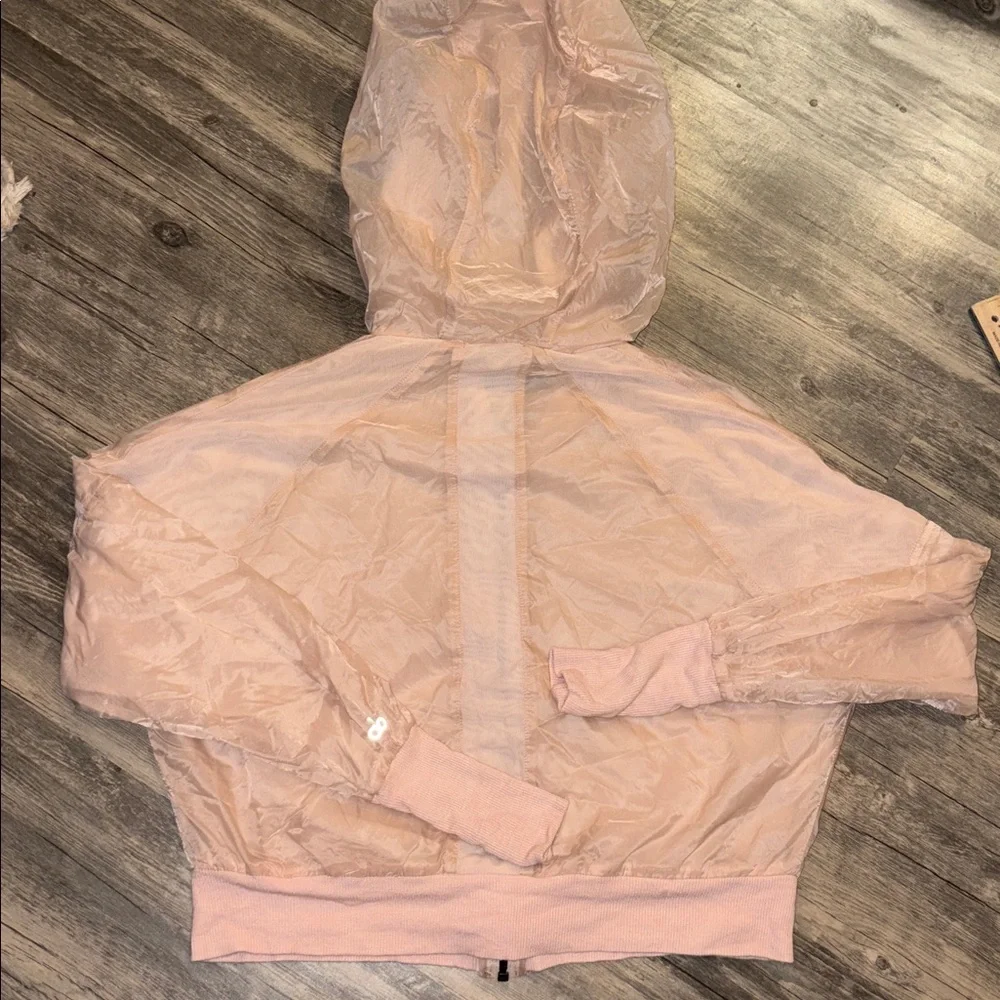 ALO YOGA Aqua jacket in dusty pink - medium